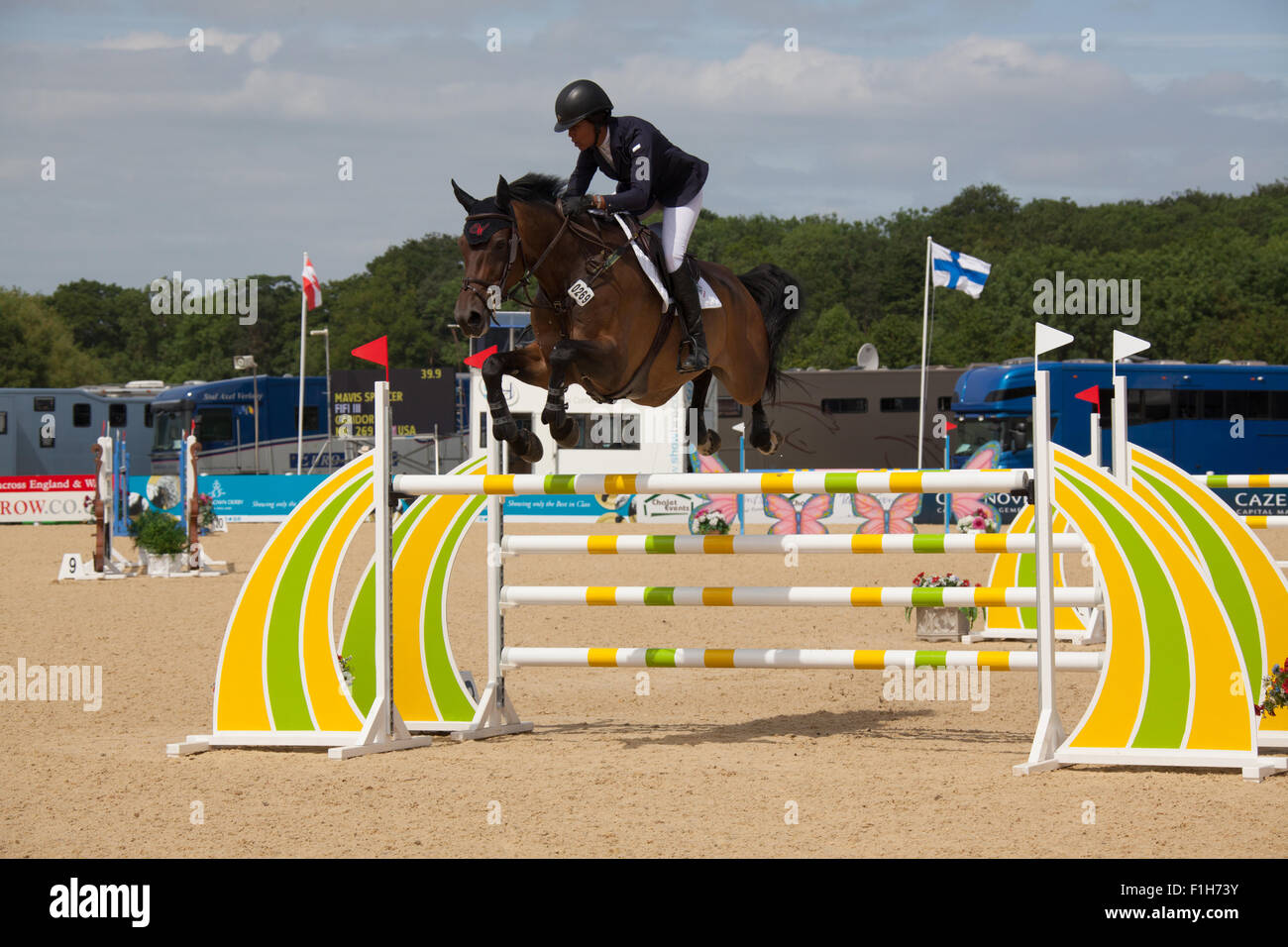 Bolesworth International, Inghilterra. Show Jumping eventi durante l'annuale internazionale Bolesworth CSI4*. Foto Stock