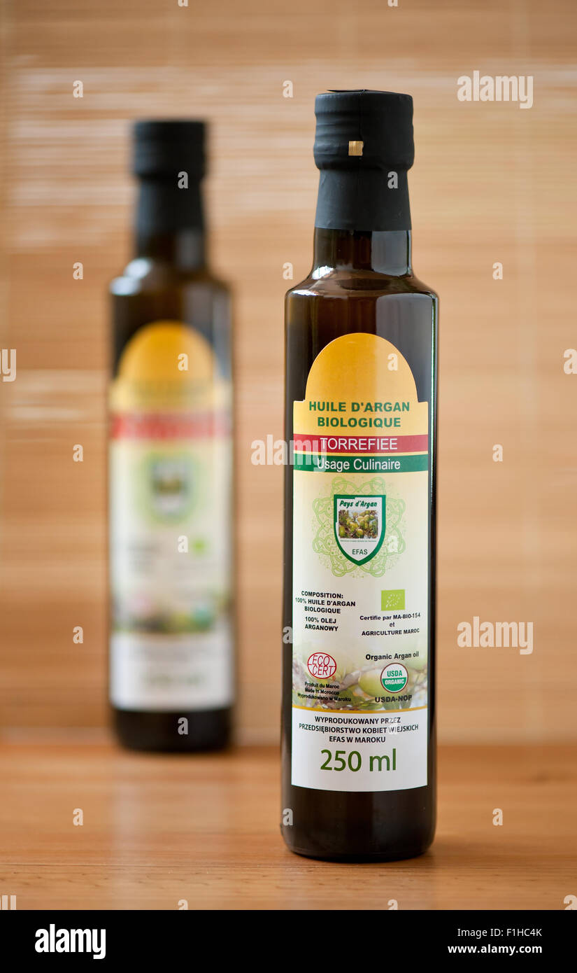 Naturale olio di argan Foto Stock