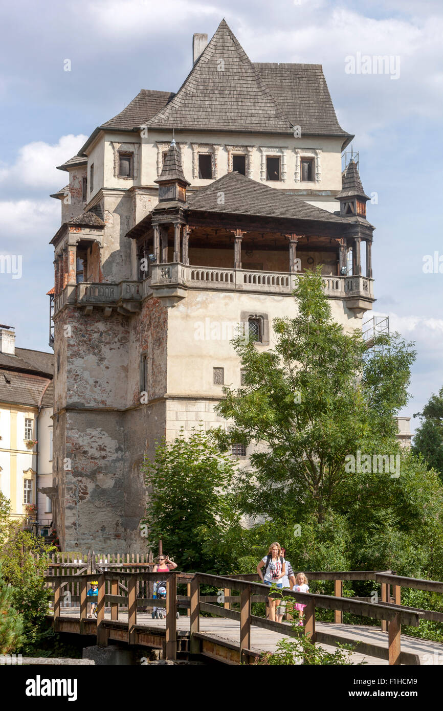 Blatna Castello Sud Boemia, Repubblica Ceca, Europa Foto Stock