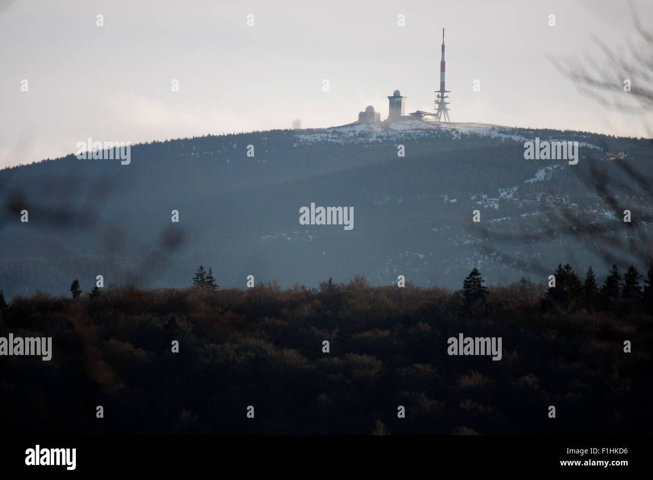 Der Brocken, Harz. Foto Stock