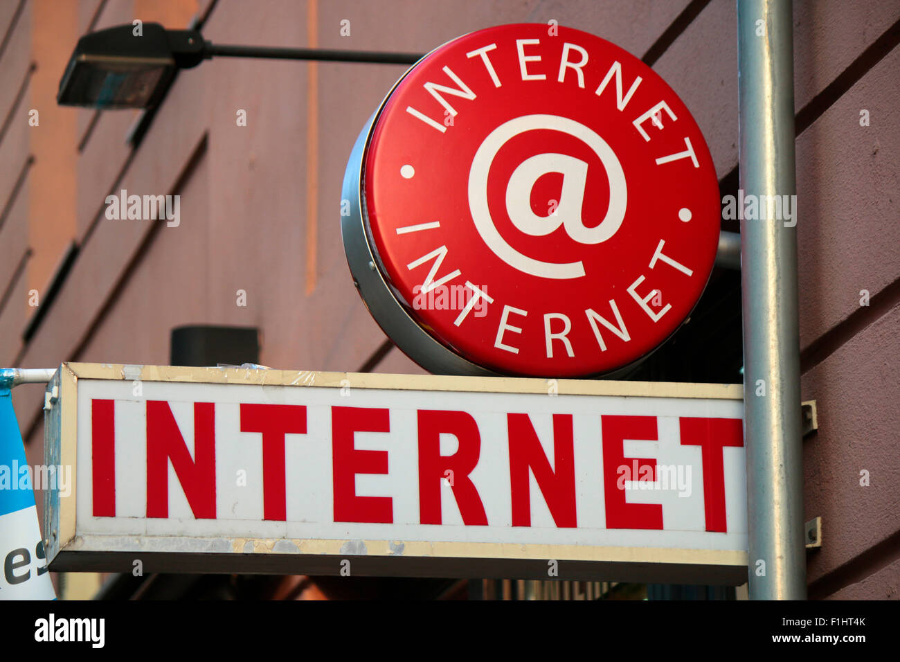 Markennamen: 'Internet', Berlino. Foto Stock