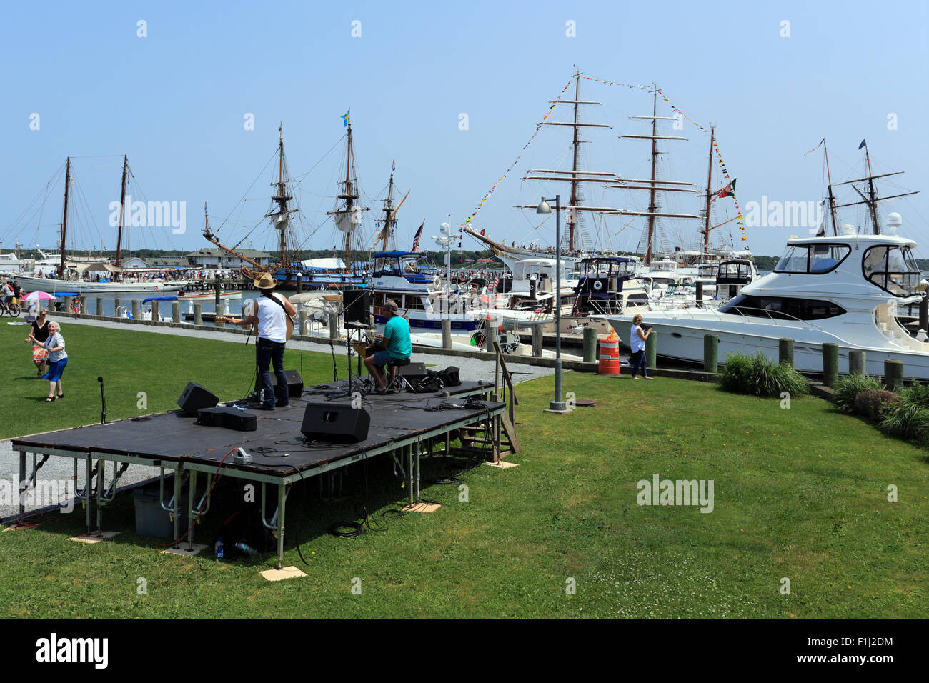 Tall Ship festival porto Greenport Long Island New York Foto Stock