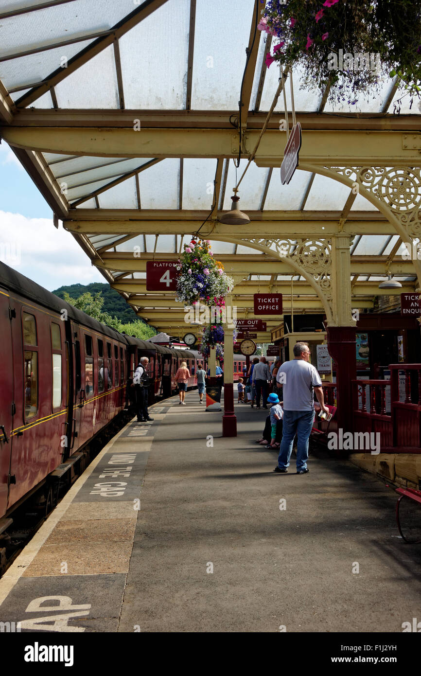 Worth Valley Railway Foto Stock