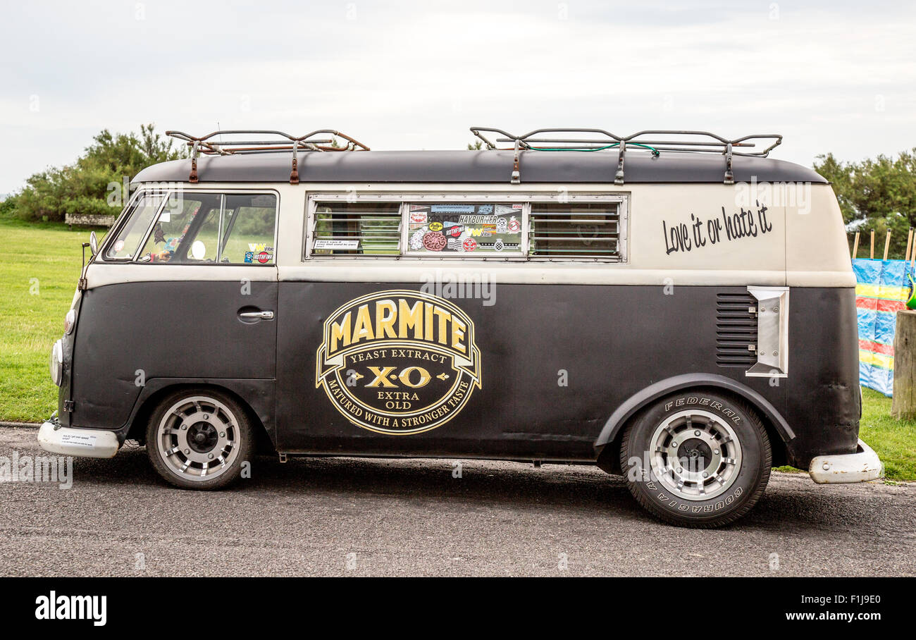 Classic 60's Split-Screen VW Camper Van UK Foto Stock