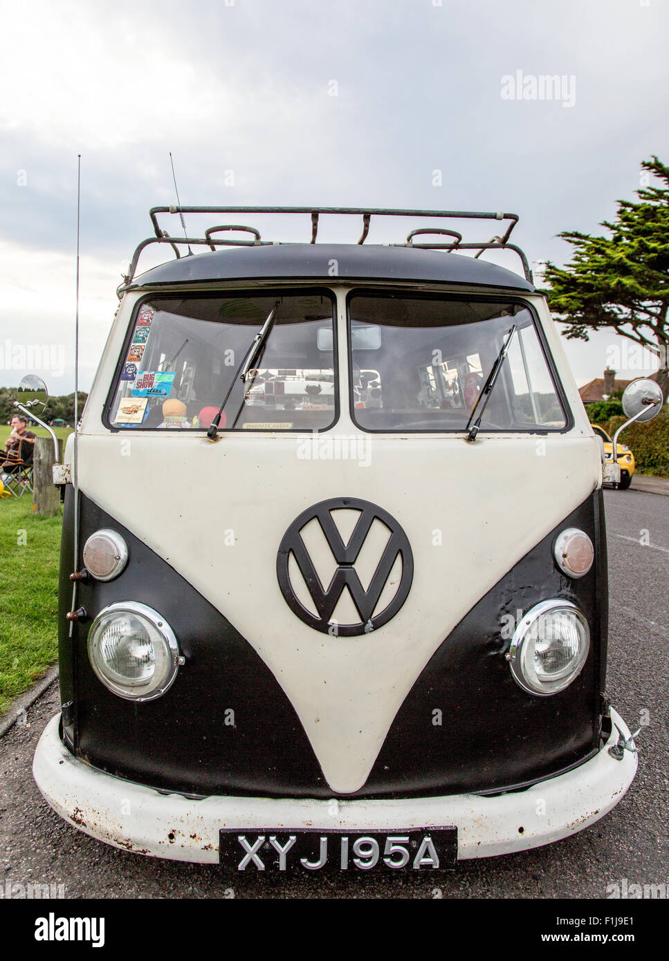 Classic 60's Split-Screen VW Camper Van UK Foto Stock