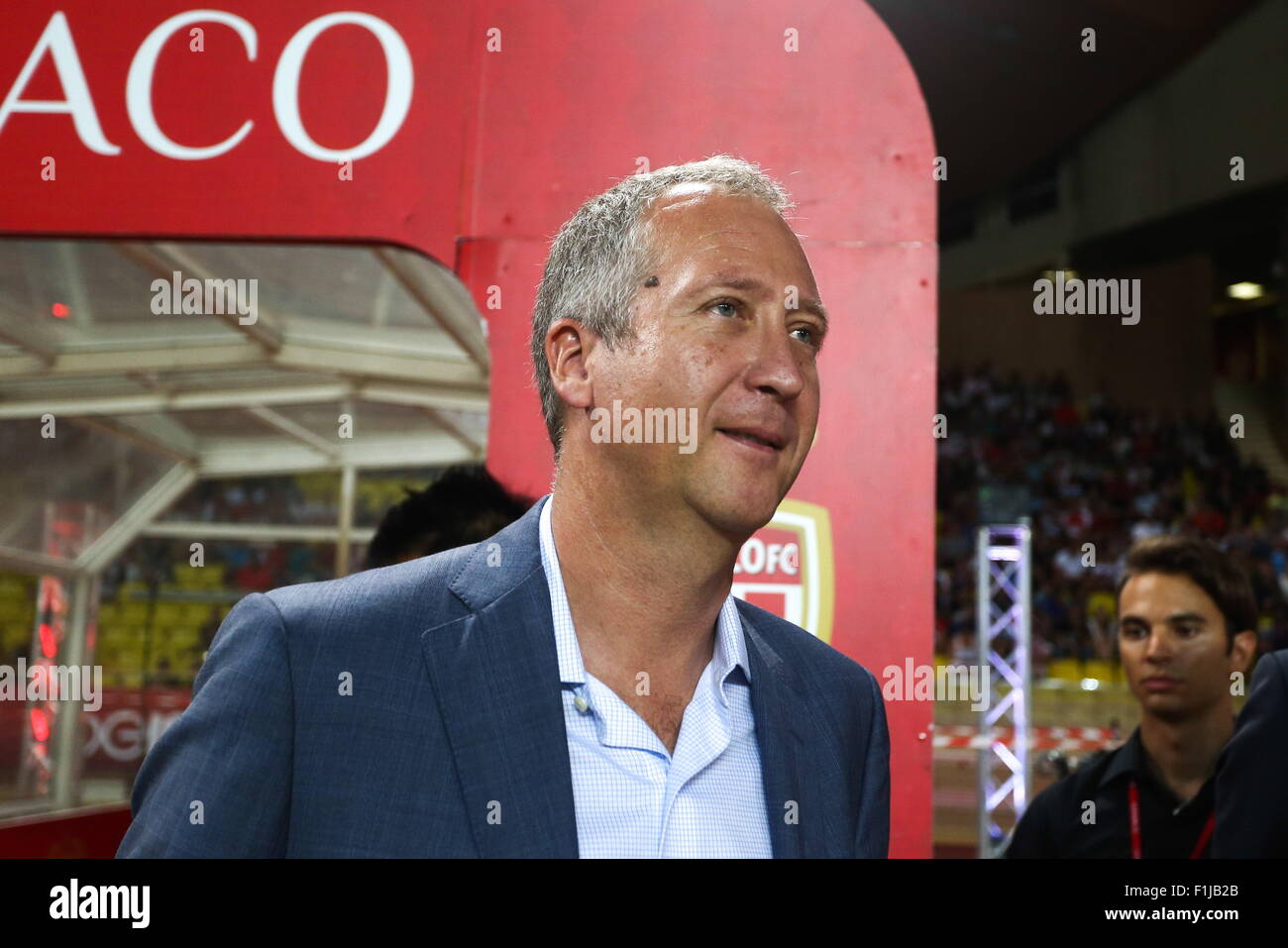 Vadim Vasilyev - 30.08.2015 - Monaco/PSG - 4eme journee de Ligue 1.Photo : Serge Haouzi/Icona Sport Foto Stock