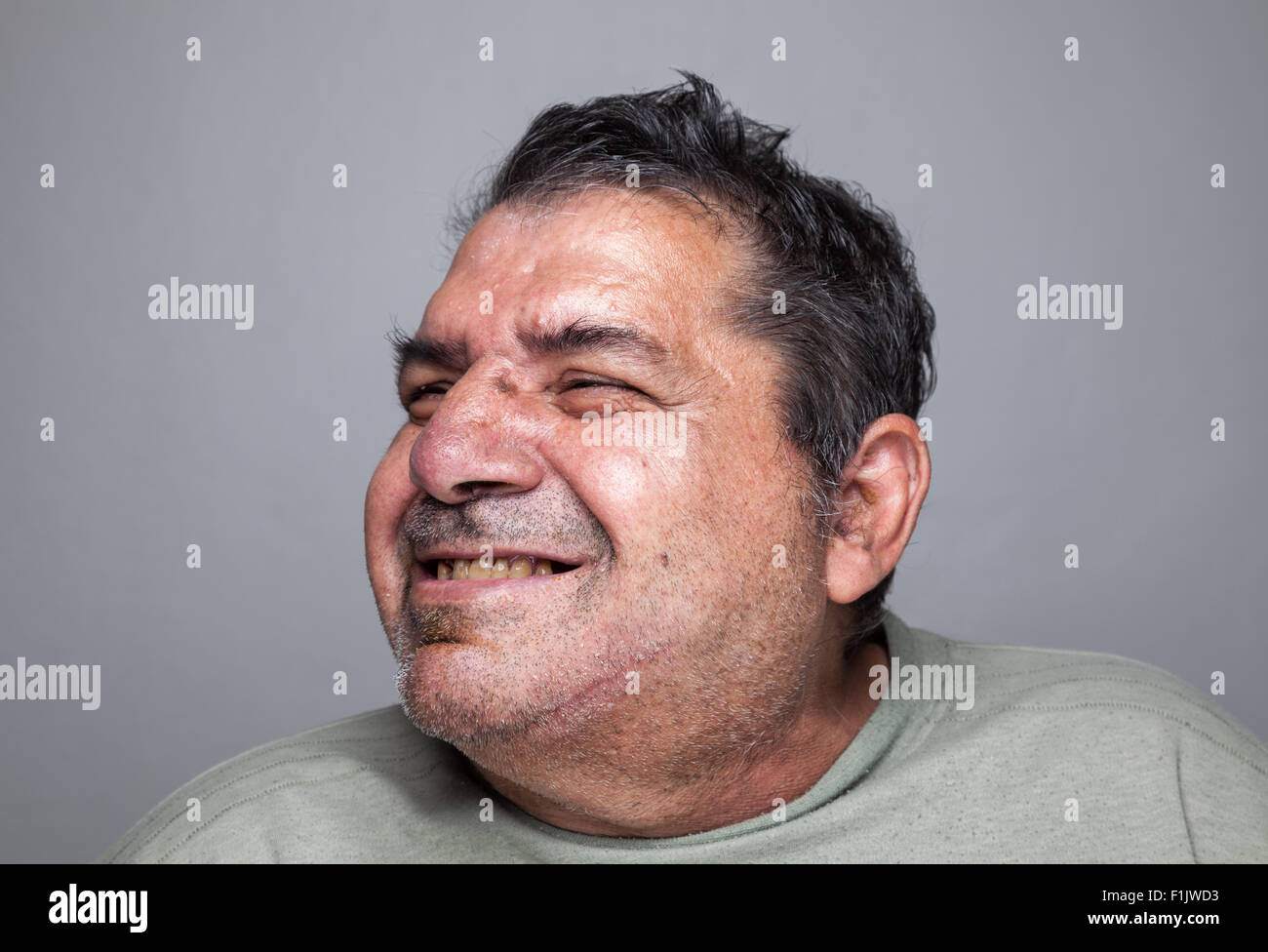 Ritratto di un uomo anziano Foto Stock