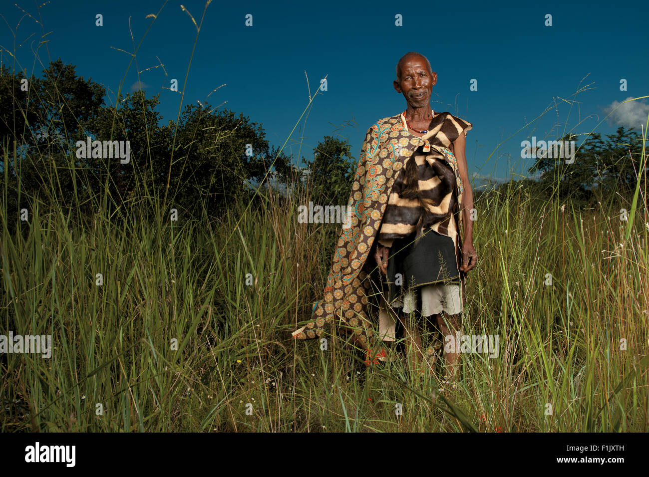 Pazienti pediatrici Sangoma, leggende Lodges Entabeni Safari Conservancy Foto Stock
