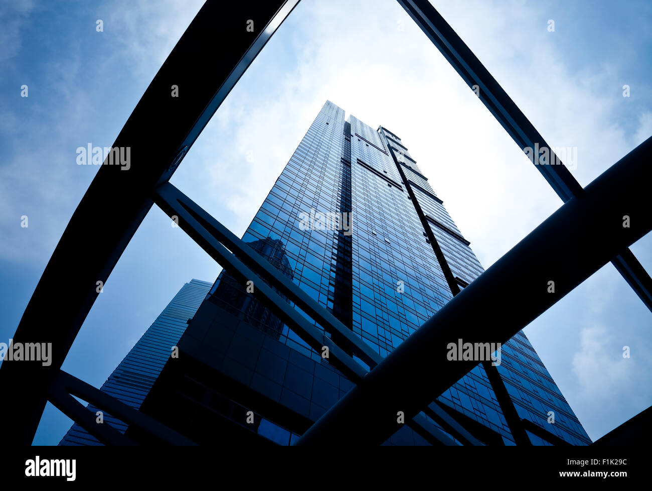 Moderno edificio di office Foto Stock