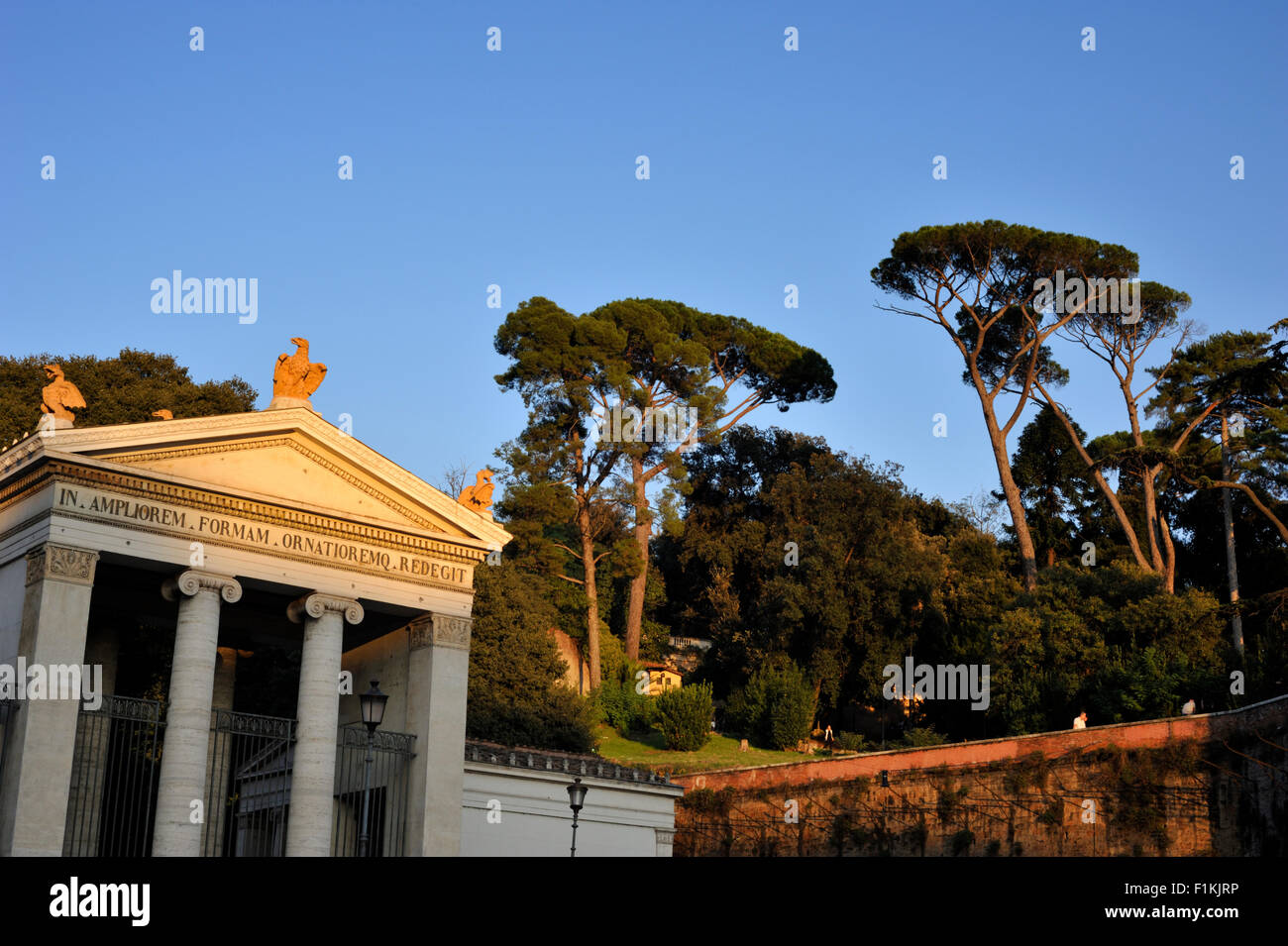 Italia, Roma, Villa Borghese Foto Stock