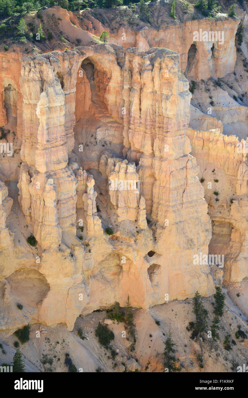 Vista della sezione Windows da Bryce punto nel Parco Nazionale di Bryce Canyon nel sud-ovest della Utah Foto Stock