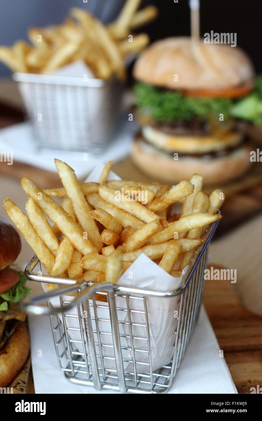 McDonald's patatine fritte Foto Stock