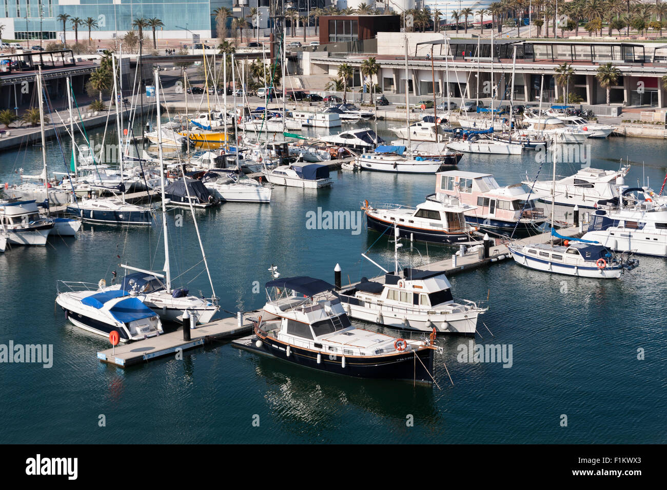 Port Forum. Sant Adria de Besos. Foto Stock