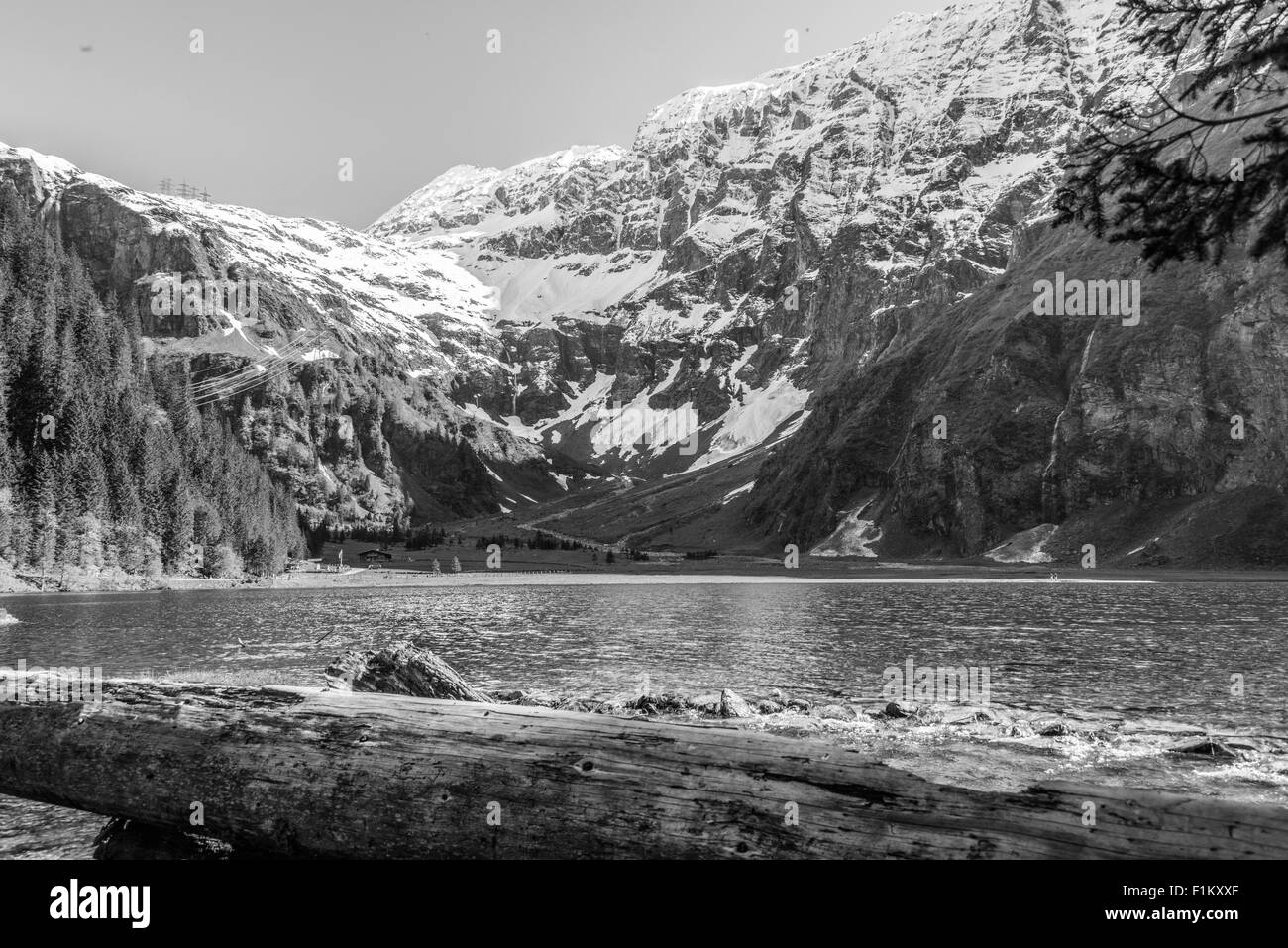 Viste intorno Hintersee, vicino a Zell, Austria Foto Stock