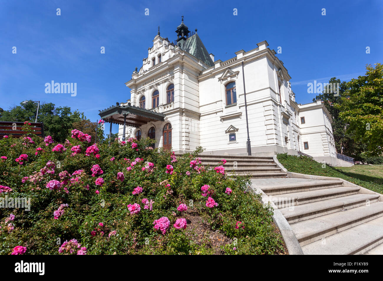 Teatro Comunale, Znojmo, Sud Moravia Repubblica Ceca, Europa Foto Stock