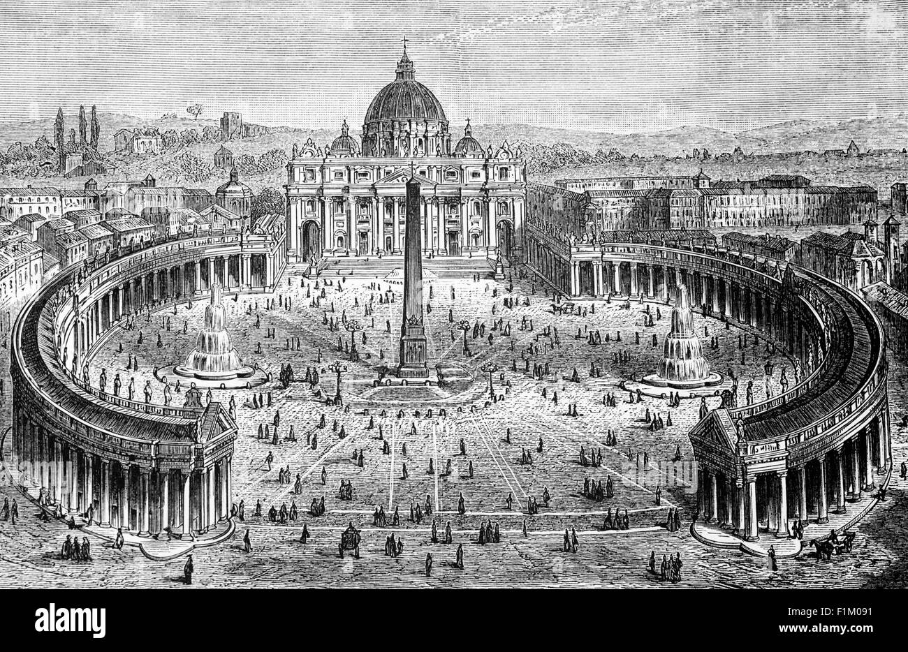 Sopra la tomba di San Pietro Apostolo è stata costruita una vista aerea