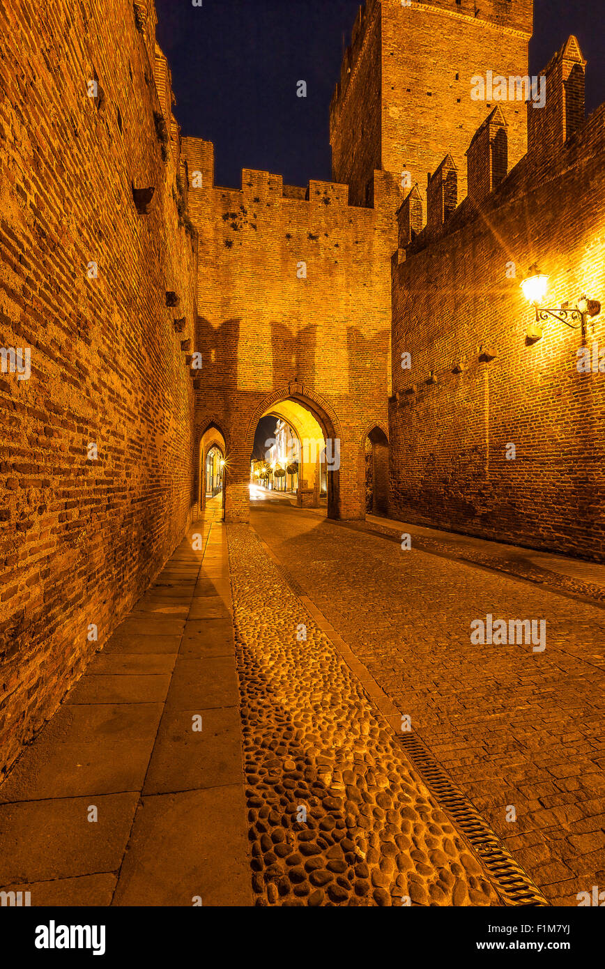 Veneto Cittadella, Gate di Vicenza Foto Stock