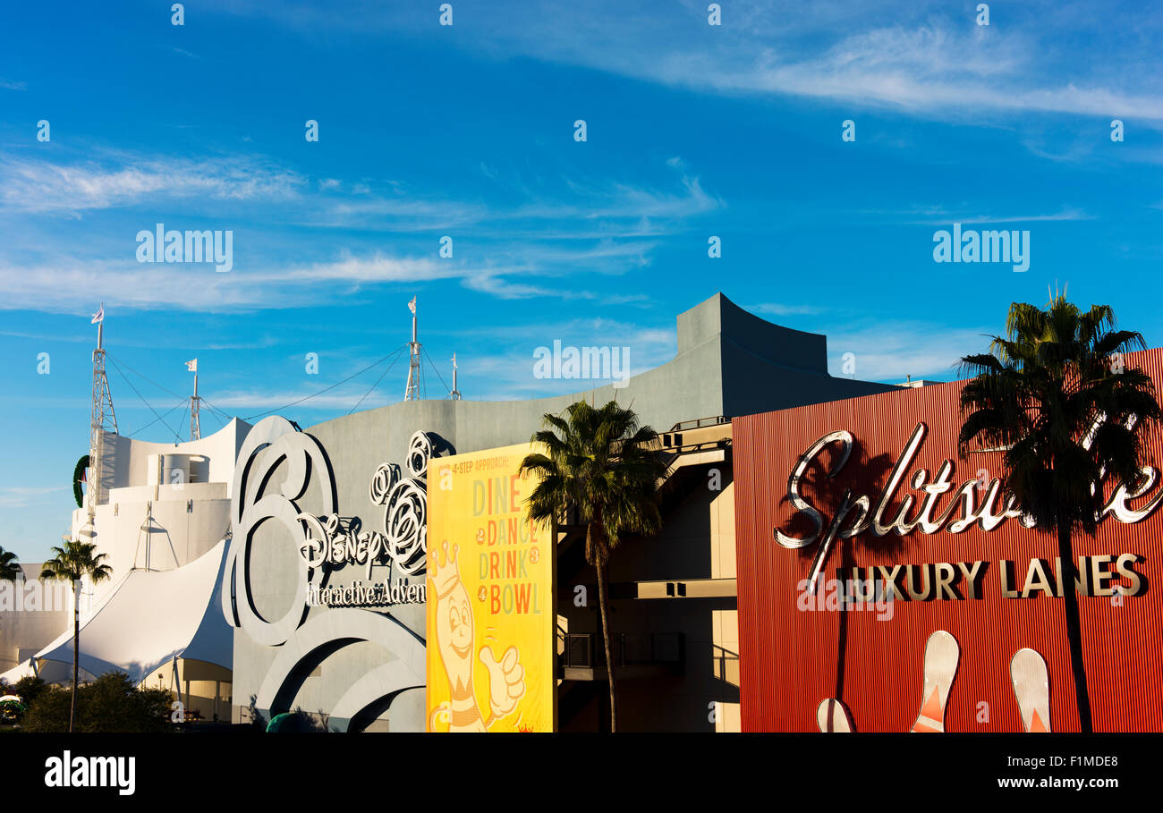 Edifici a Downtown Disney, a Orlando, Florida. Foto Stock