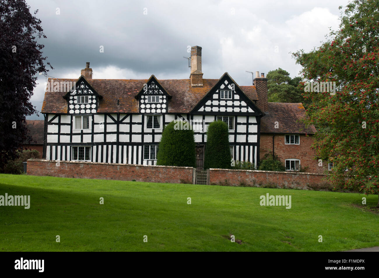 Preston-su-Stour village, Warwickshire, Inghilterra, Regno Unito Foto Stock