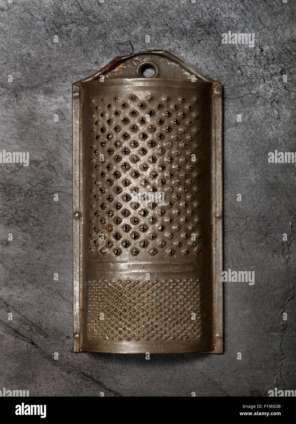 Vintage grattugia da cucina Foto Stock