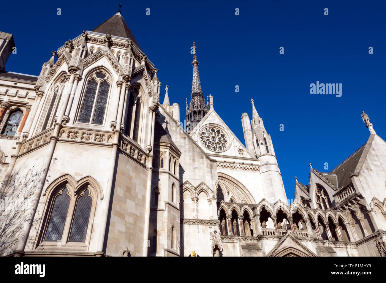 Royal Courts of Justice, Strand, Londra Foto Stock