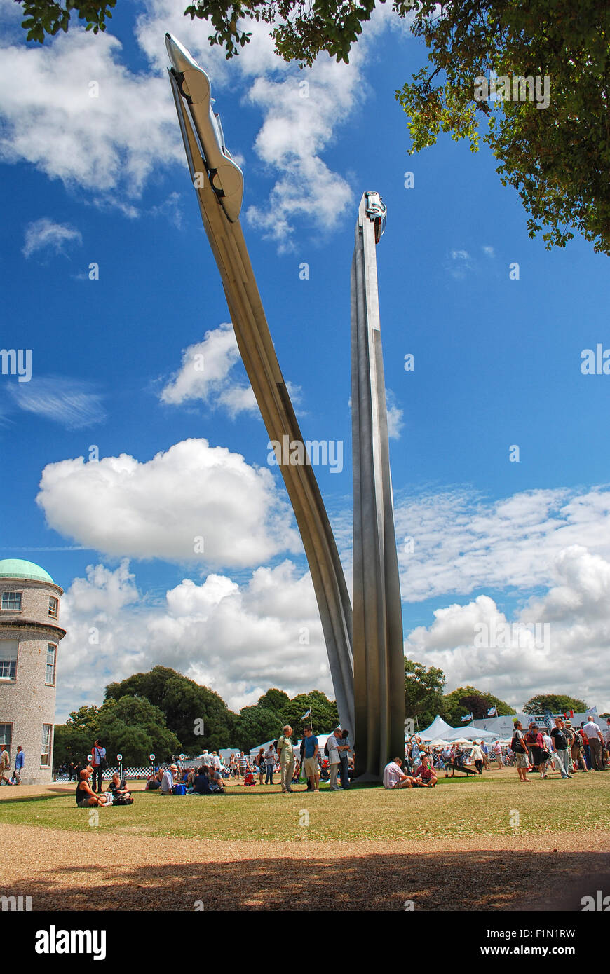 Audi al Goodwood Festival della velocità Foto Stock