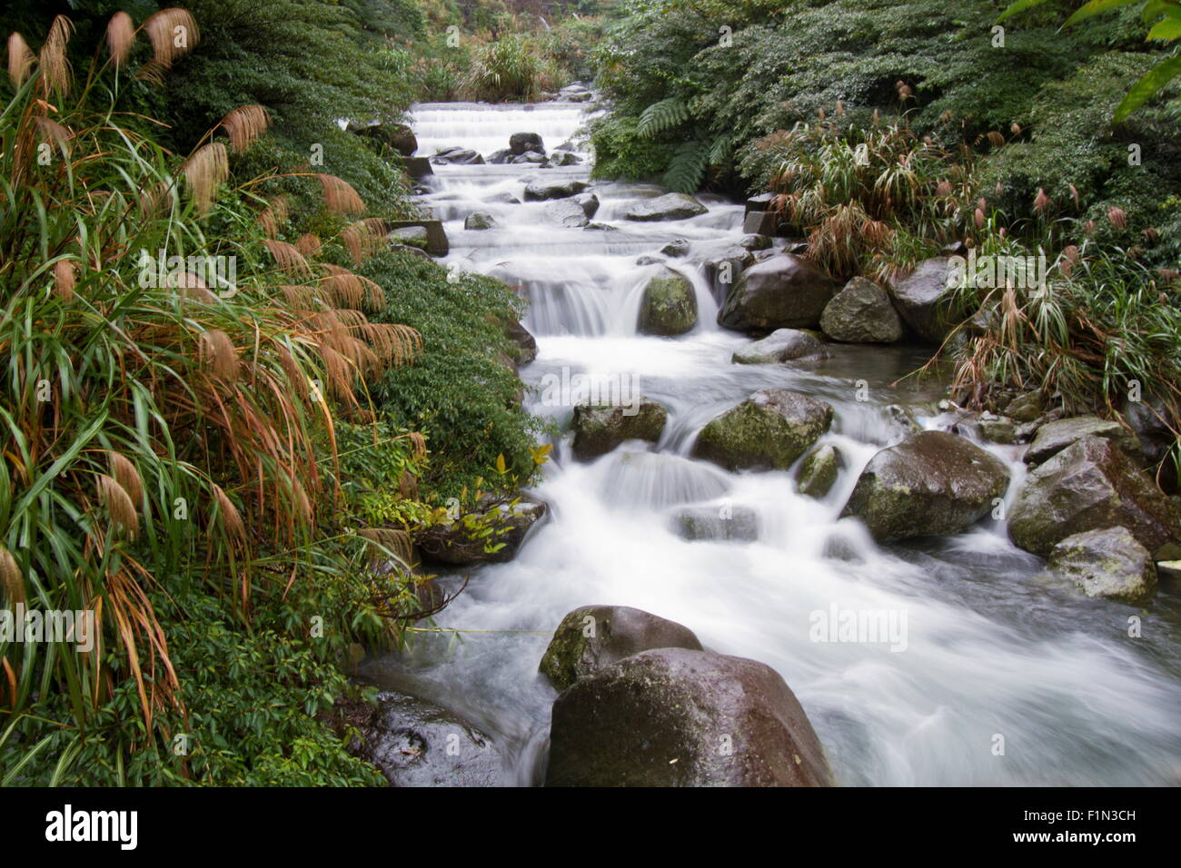 Naturale flusso datun in Taiwan Foto Stock