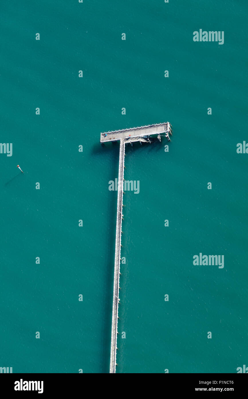 Orakei Wharf, Auckland, Isola del nord, Nuova Zelanda - aerial Foto Stock