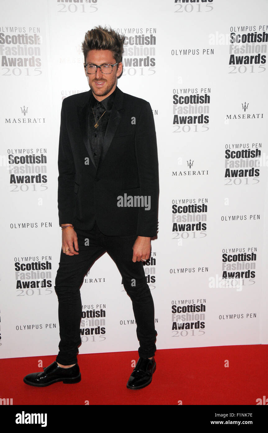 Londra, UK, 3 settembre 2015, Henry Holland assiste Scottish Fashion Awards 2015 al Corinthia Hotel nel West End. Credito: JOHNNY ARMSTEAD/Alamy Live News Foto Stock