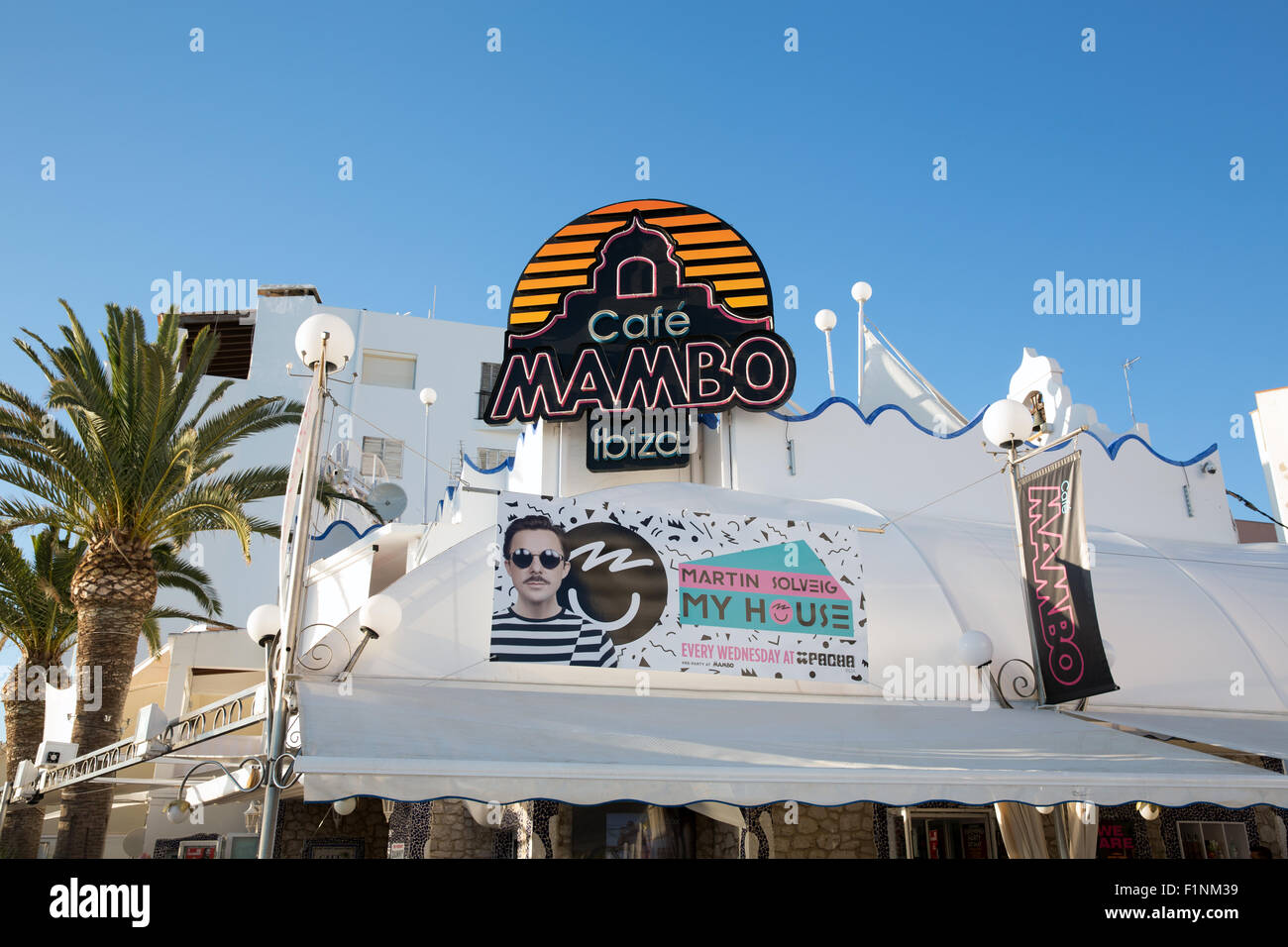 Cafe Mambo in San Antonio, Ibiza Foto Stock