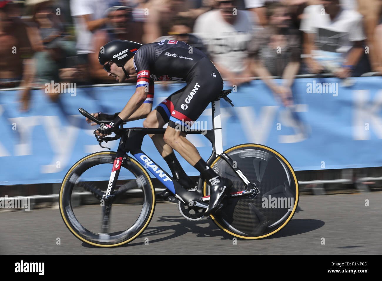 Tour de France 2015 - Fase 1 dotato di: Tom Dumoulin dove: Utrecht, Paesi Bassi Quando: 04 Lug 2015 Foto Stock
