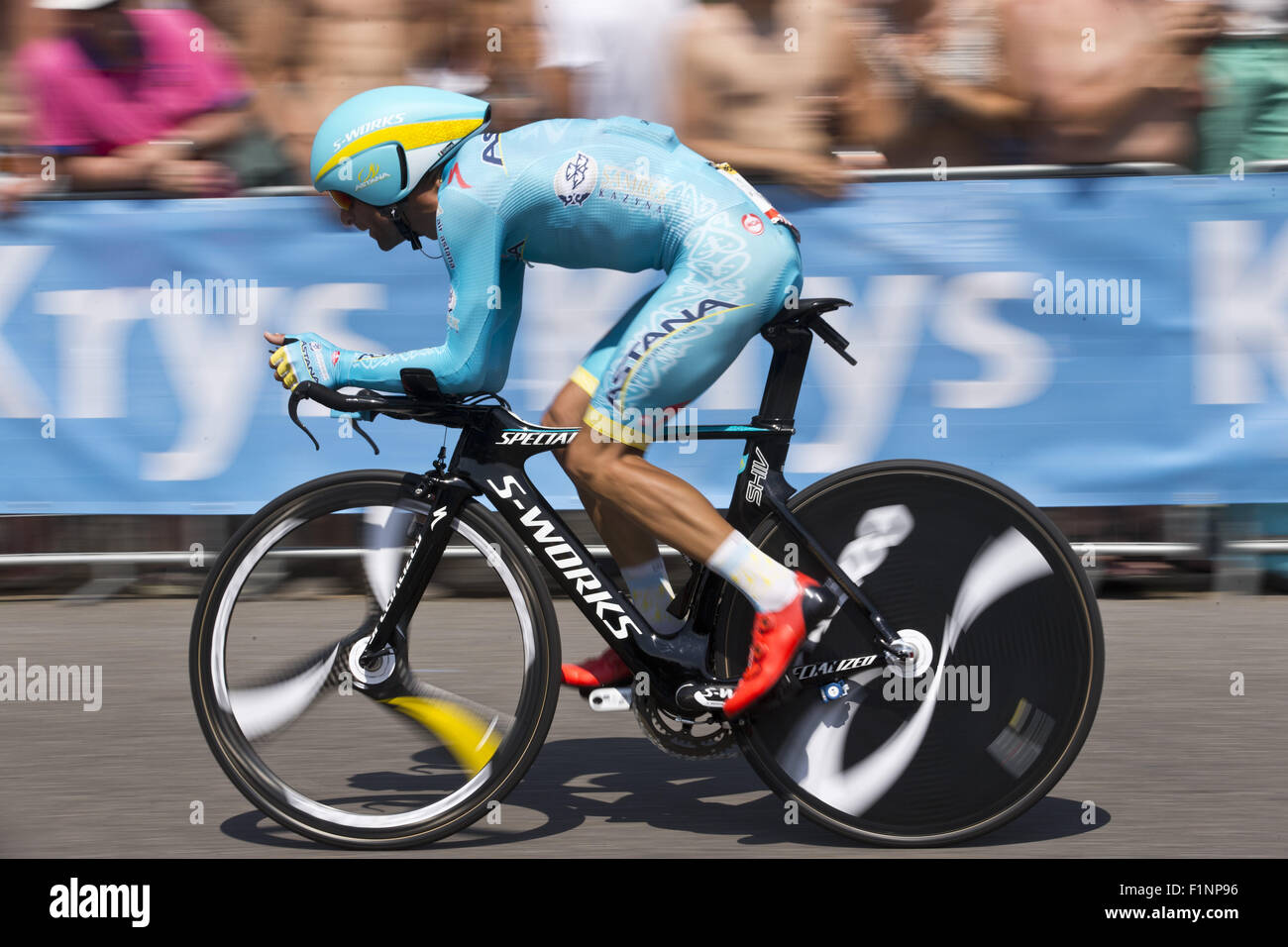 Tour de France 2015 - Fase 1 dotato di: Michele Scarponi dove: Utrecht, Paesi Bassi Quando: 04 Lug 2015 Foto Stock