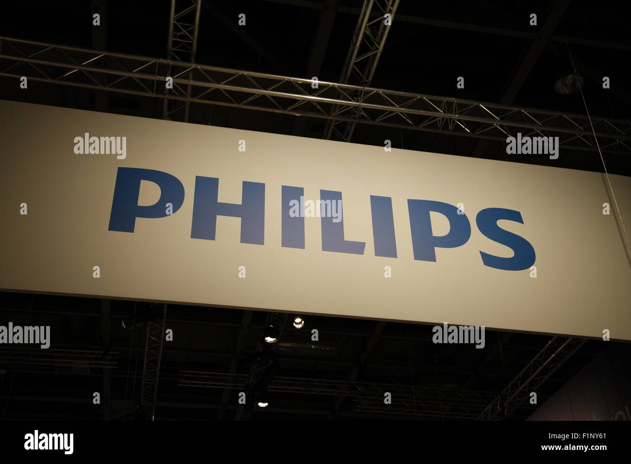 Berlino, Germania. Il 4 settembre, 2015. IFA 2015, il logo Philips Credito: Stefan Papp/Alamy Live News Foto Stock