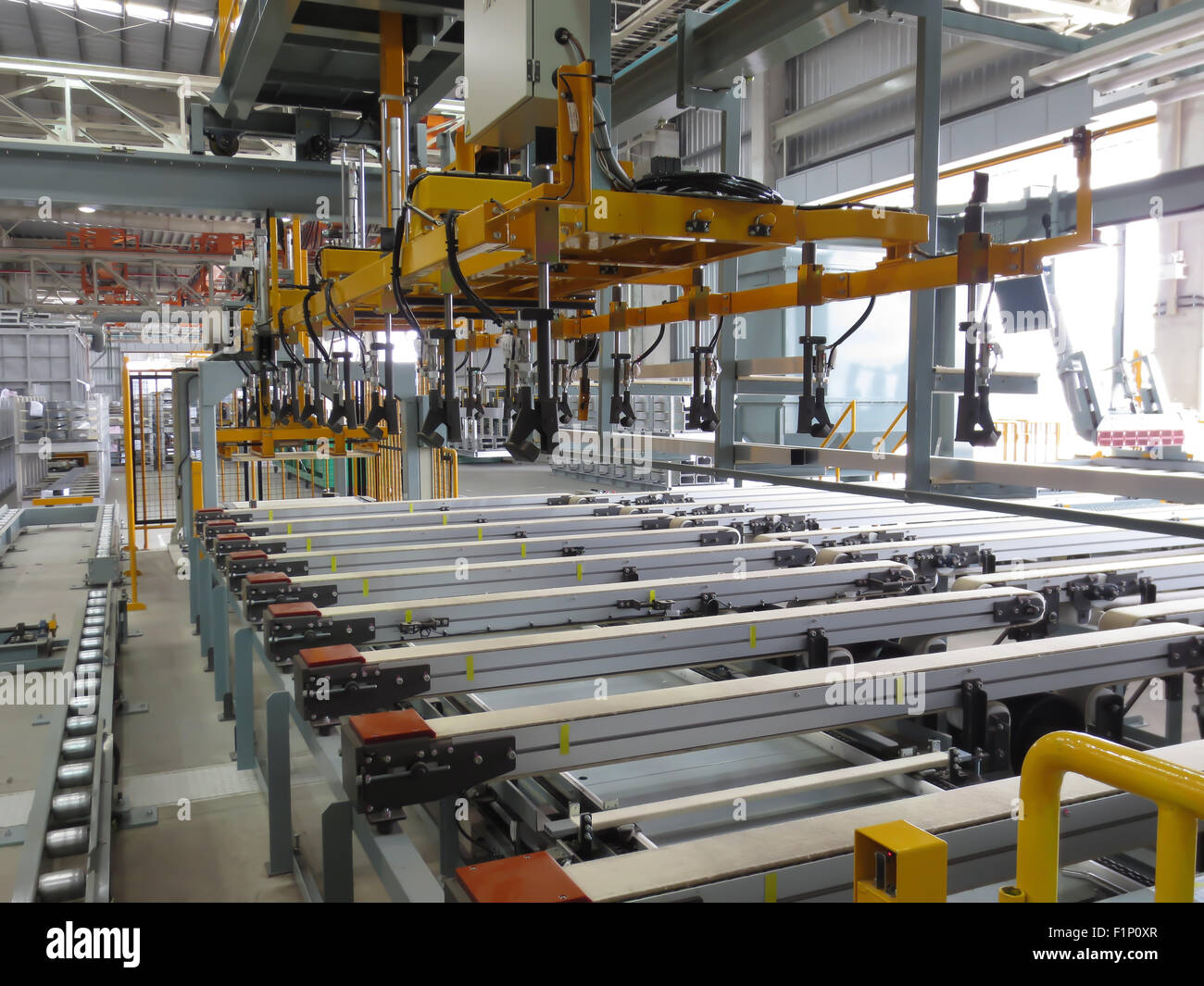 Alluminio sollevamento automatico Foto Stock