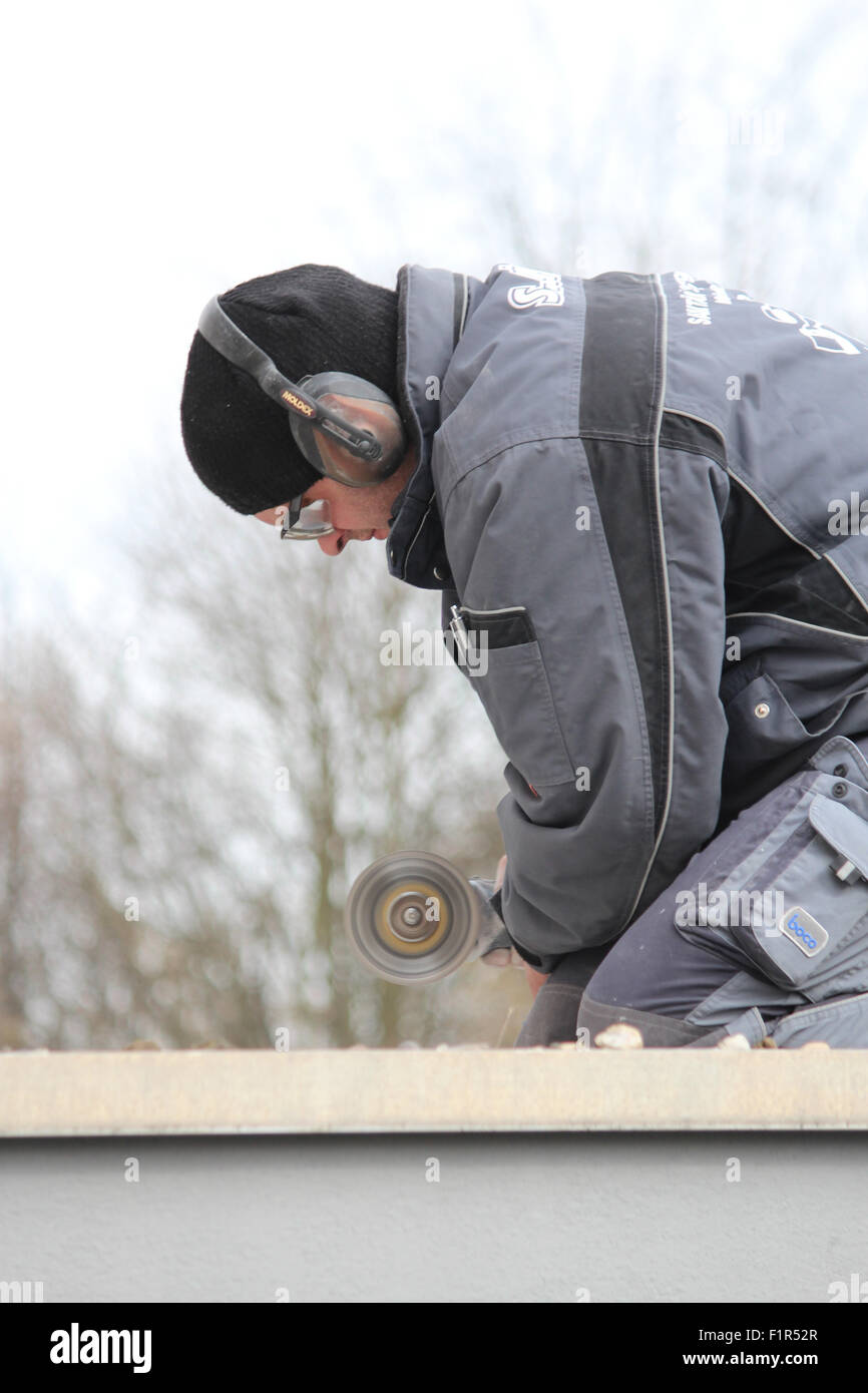 Renovierung, Sanierung, Baustelle, Badezimmer Foto Stock