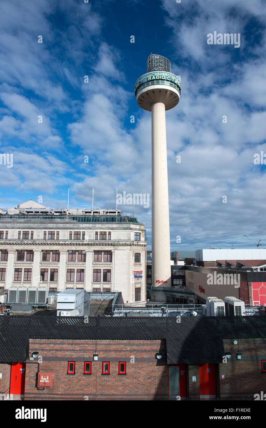 Radio City Tower, St John's Shopping Centre, Liverpool Foto Stock