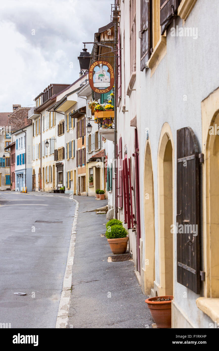 Nipote, Canton de Vaud, Svizzera, Europa. Foto Stock