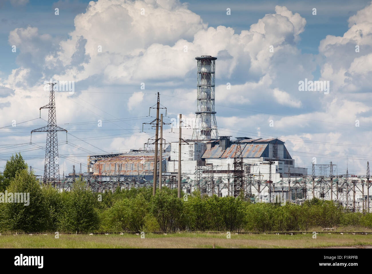 Centrale di Cernobyl Foto Stock