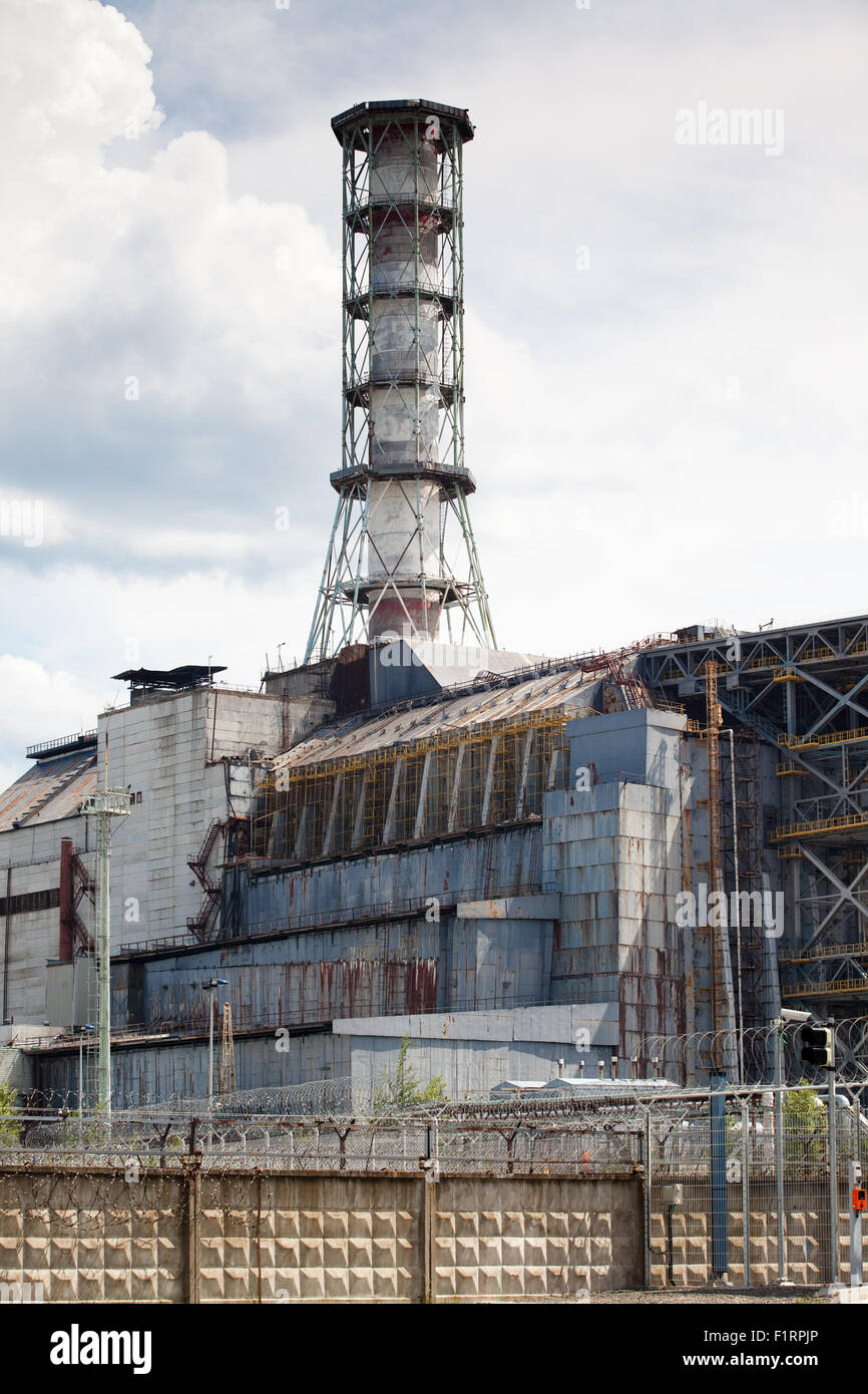 Centrale di Cernobyl Foto Stock