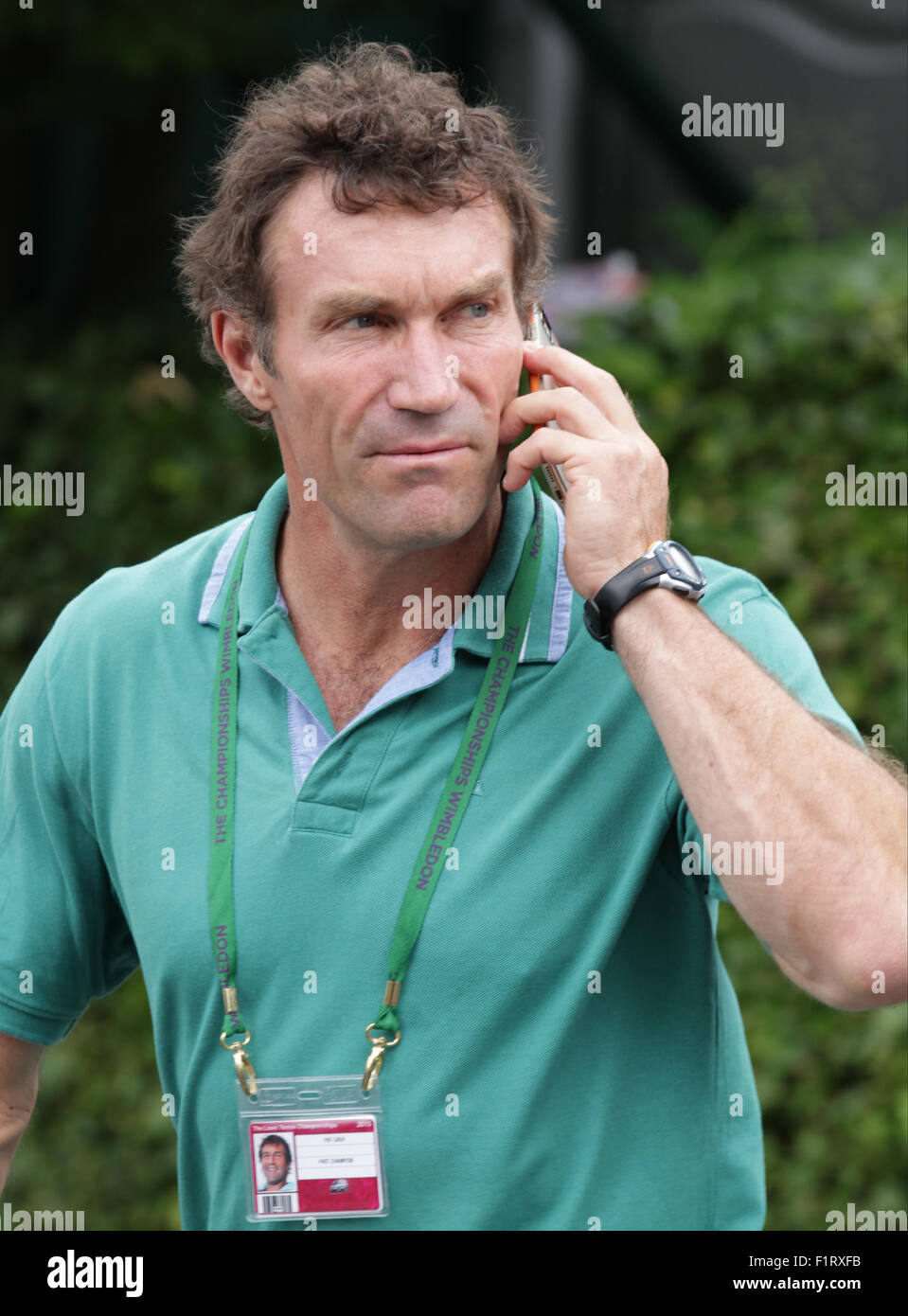 Pat Cash Foto Stock