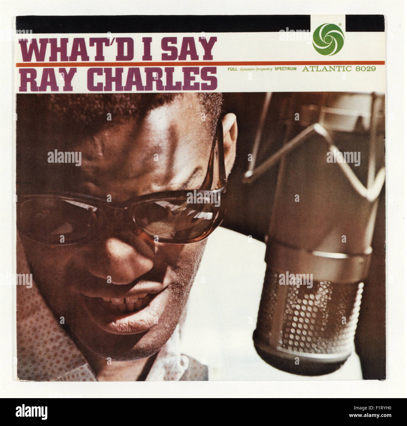 RAY CHARLES, circa sessanta. Copertina album ciò che riesco a dire. La cortesia Granamour Weems collezione. Solo uso editoriale. Il Licenziatario deve ottenere le autorizzazioni appropriate e i giochi prima di utilizzare questa foto. Non vi sono diritti concessi o implicita. Foto Stock