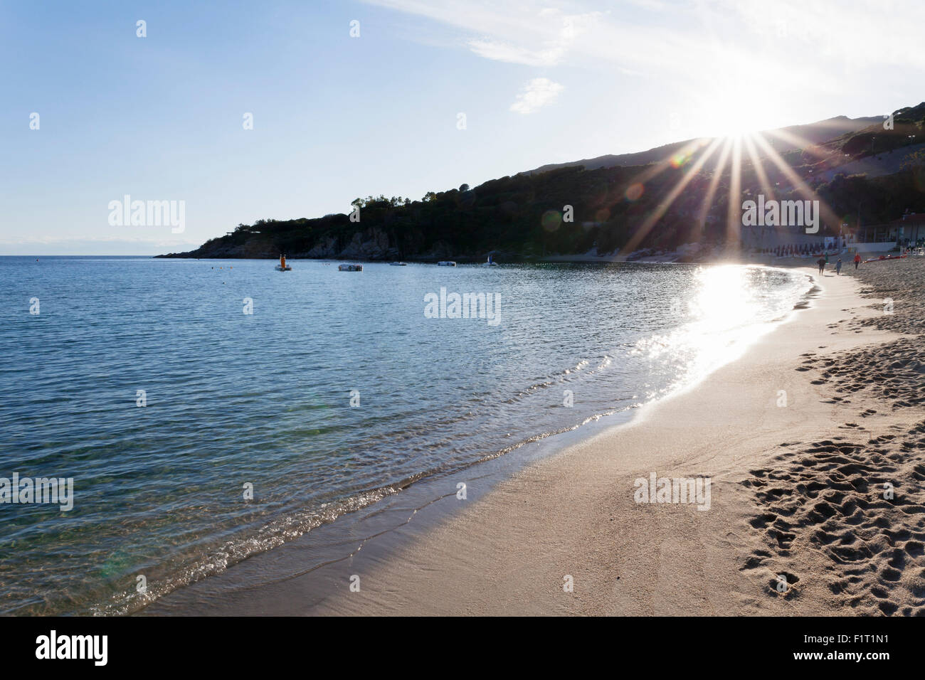 Spiaggia di Cavoli, Isola d'Elba, Provincia di Livorno, Toscana, Italia, Europa Foto Stock