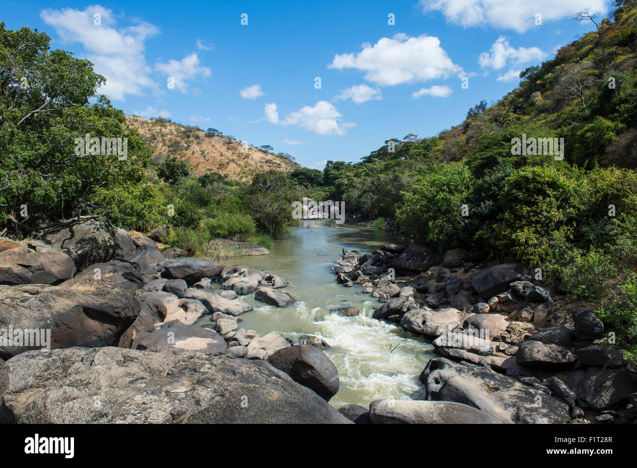 A sud del fiume Rukuru, Malawi, Africa Foto Stock
