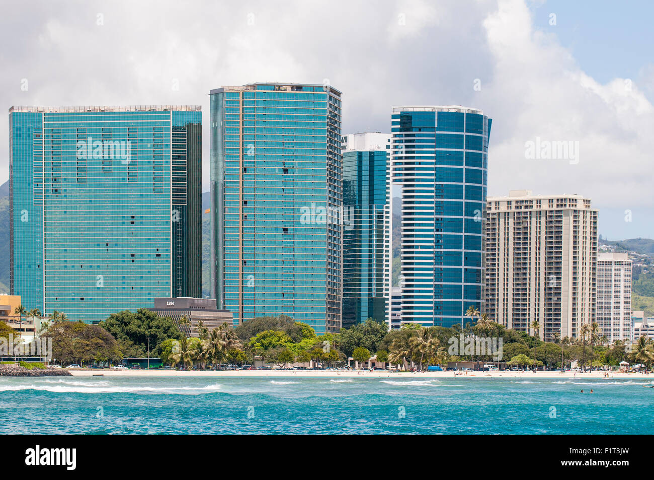 Honolulu, Hawaii, Stati Uniti d'America, il Pacifico Foto Stock