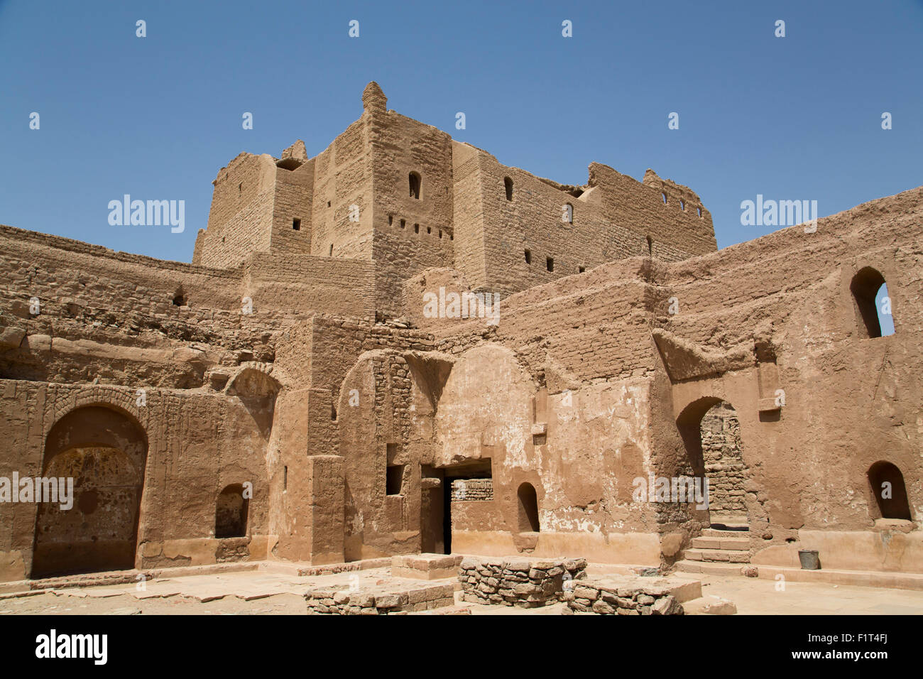 Monastero di San Simeone, fondata nel VII secolo, Aswan, Egitto, Africa Settentrionale, Africa Foto Stock
