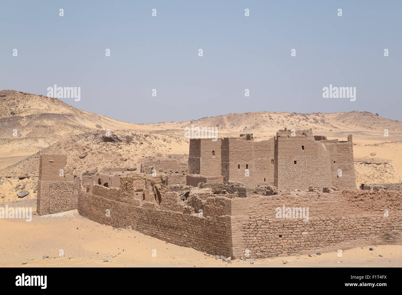 Monastero di San Simeone, fondata nel VII secolo, Aswan, Egitto, Africa Settentrionale, Africa Foto Stock