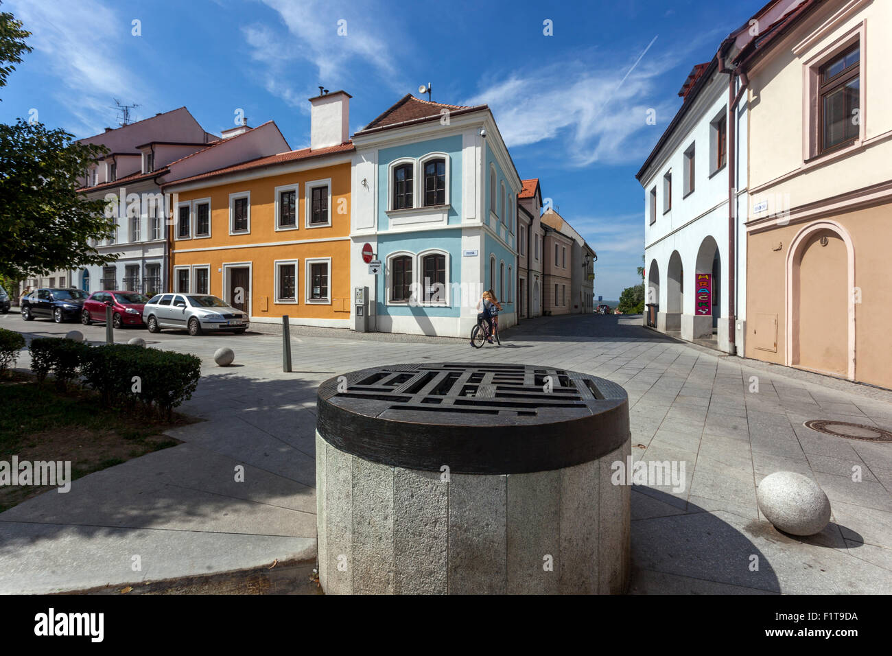 Mikulov, regione dei vini della Moravia del Sud, Repubblica Ceca, Europa Foto Stock