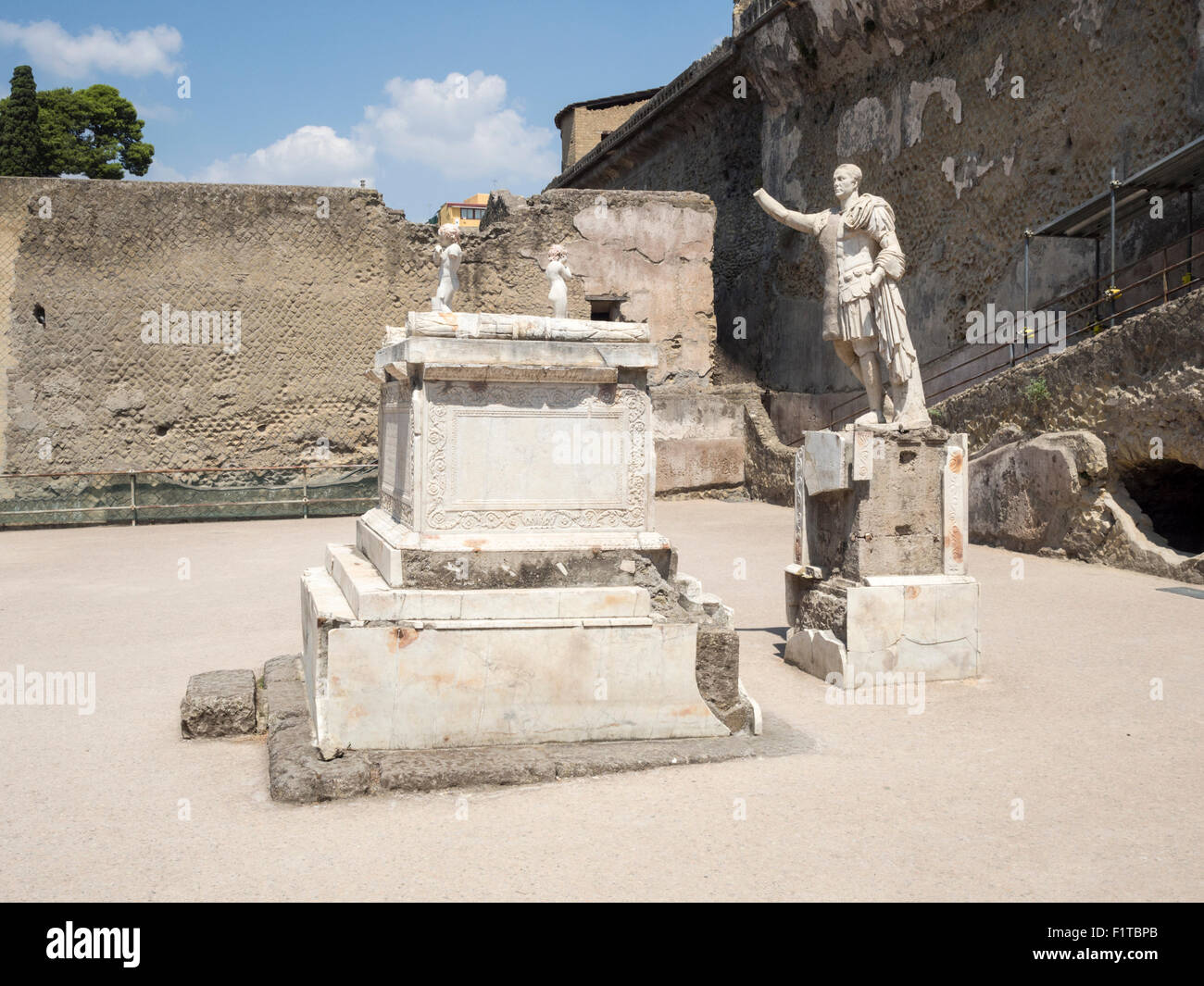 Scavi di Ercolano in Italia Foto Stock