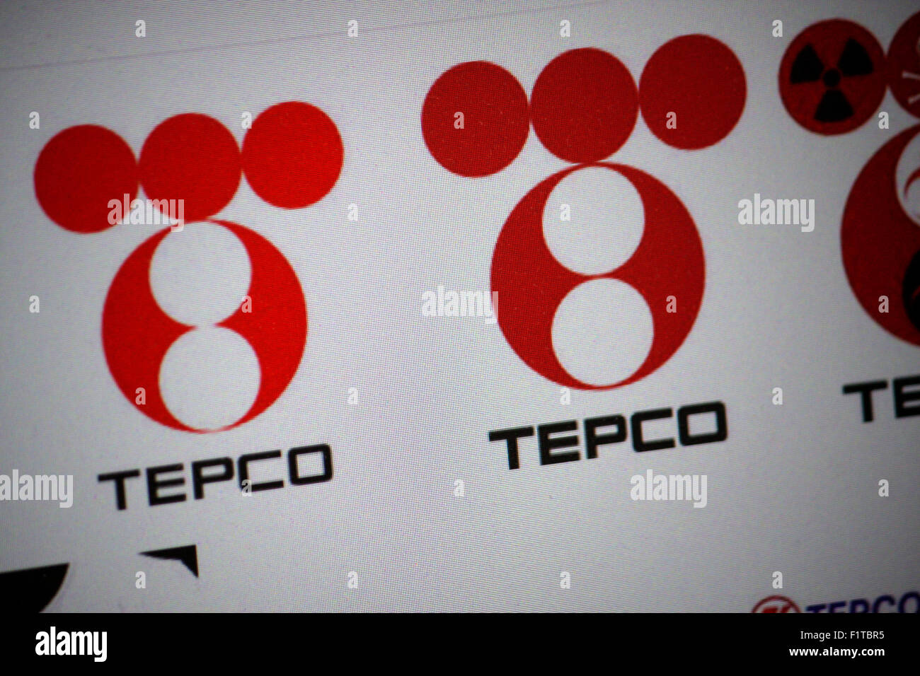 Markenname: 'TEPCO - Tokyo Electric Power Company", Dezember 2013, Berlino. Foto Stock