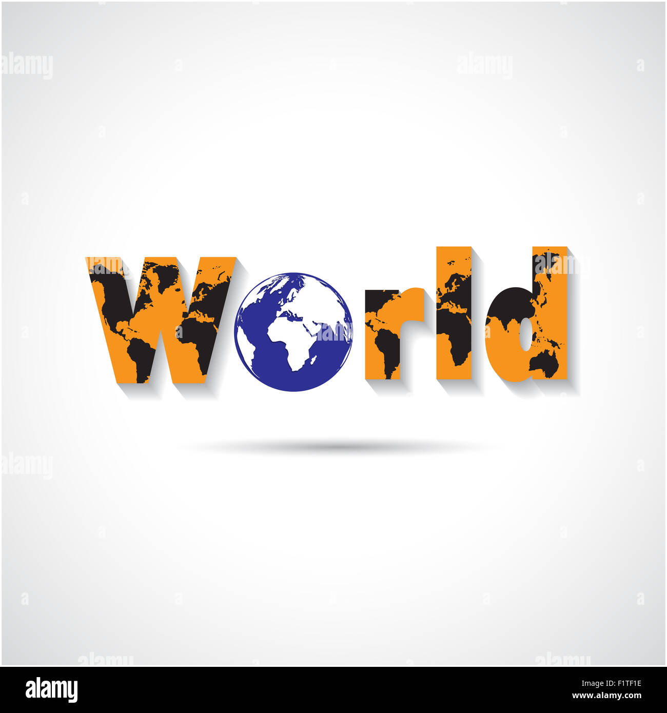 Mappe Mondo simbolo ,education e business il concetto di sfondo . Foto Stock